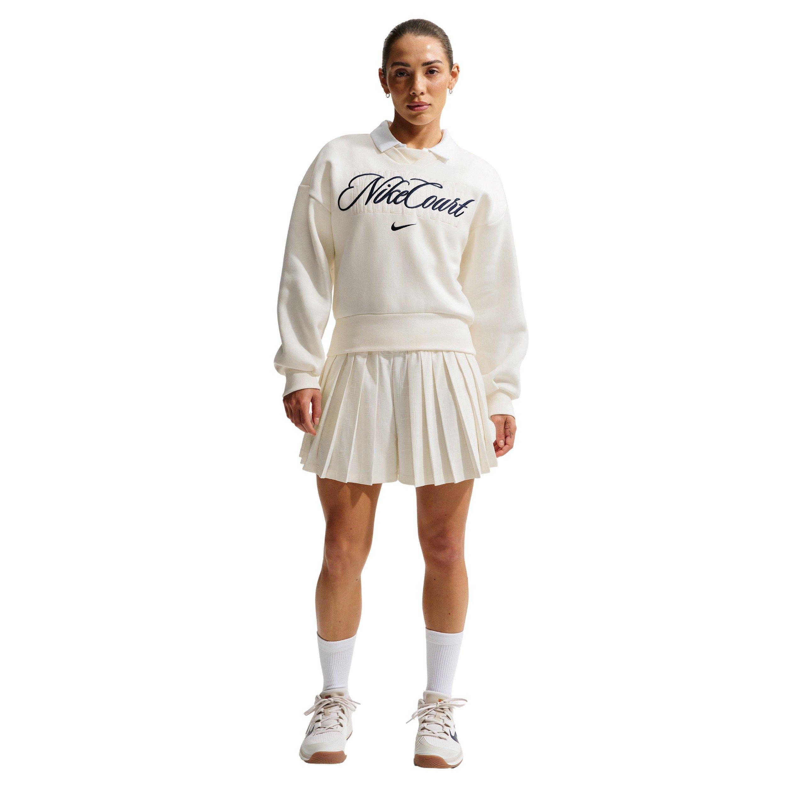 Nike Women's NikeCourt Court Collection Dri-FIT High-Waisted Tennis Shorts - SAIL